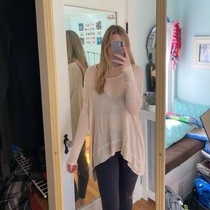 Free People Light Pink Sweater